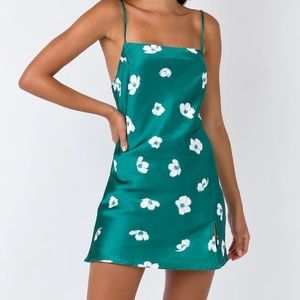 Princess Polly Green Mini Dress - Never Worn!
